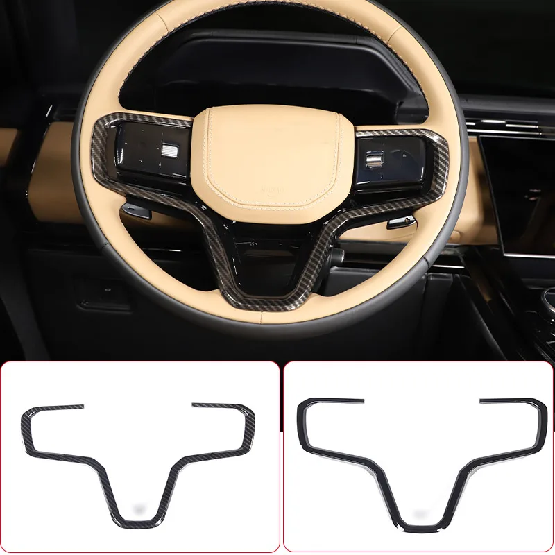 For Land Rover Range Rover Evoque Velar 2021-2023 Car Steering Wheel Decorative Frame Sticker For RR Sport 2023 Car Accessories