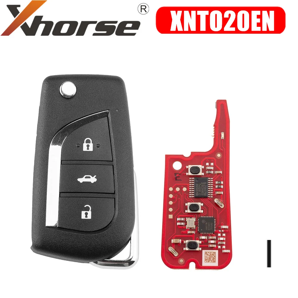 

Xhorse XNTO20EN Wireless Universal Remote Key 3 Buttons Second Generation Universal Remote Key