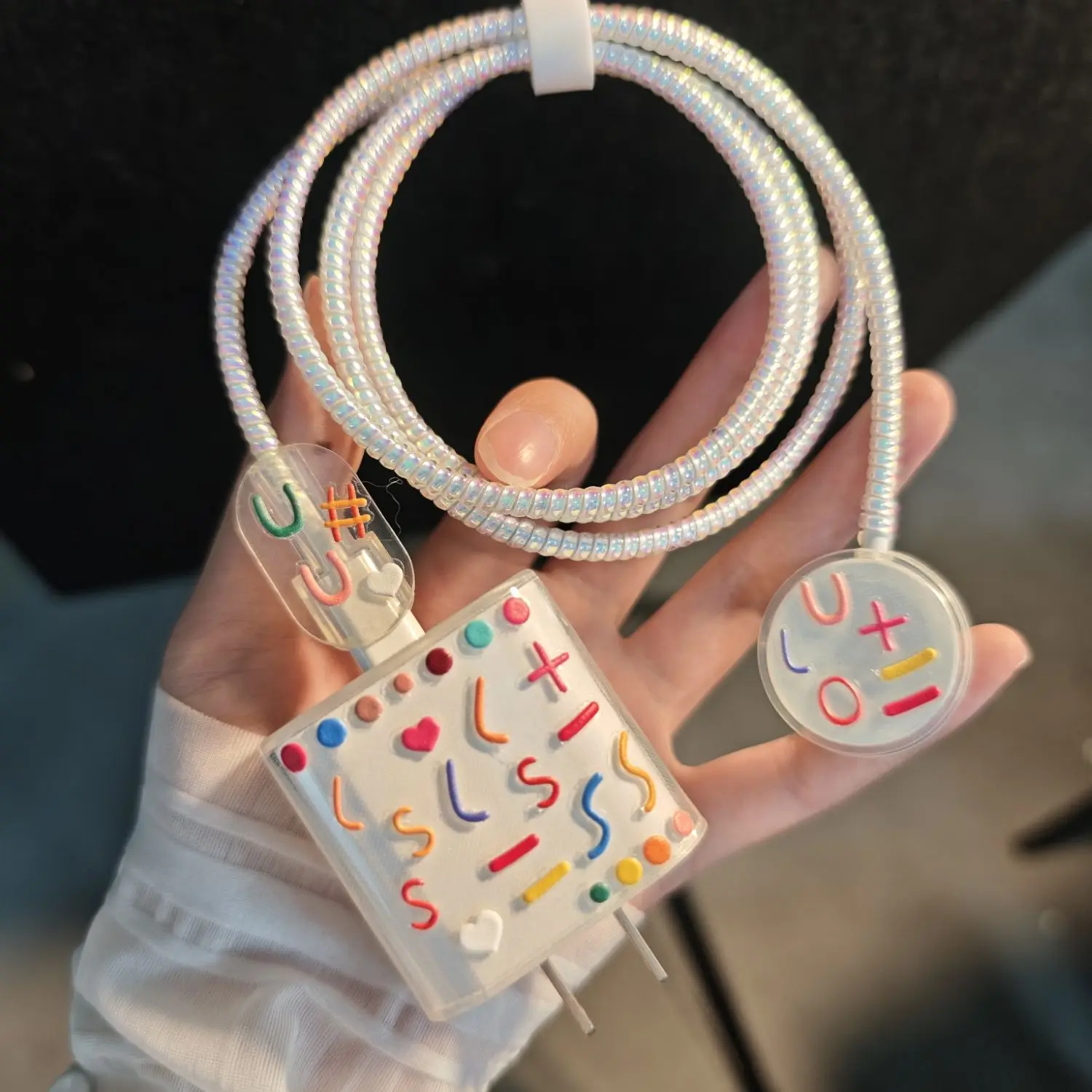 

New Watch Data Cable Protection Case for IPhone Iwatch S10 S9 S8 S7 Magnetic Charger 20W Fast Charging Head Cable Winder