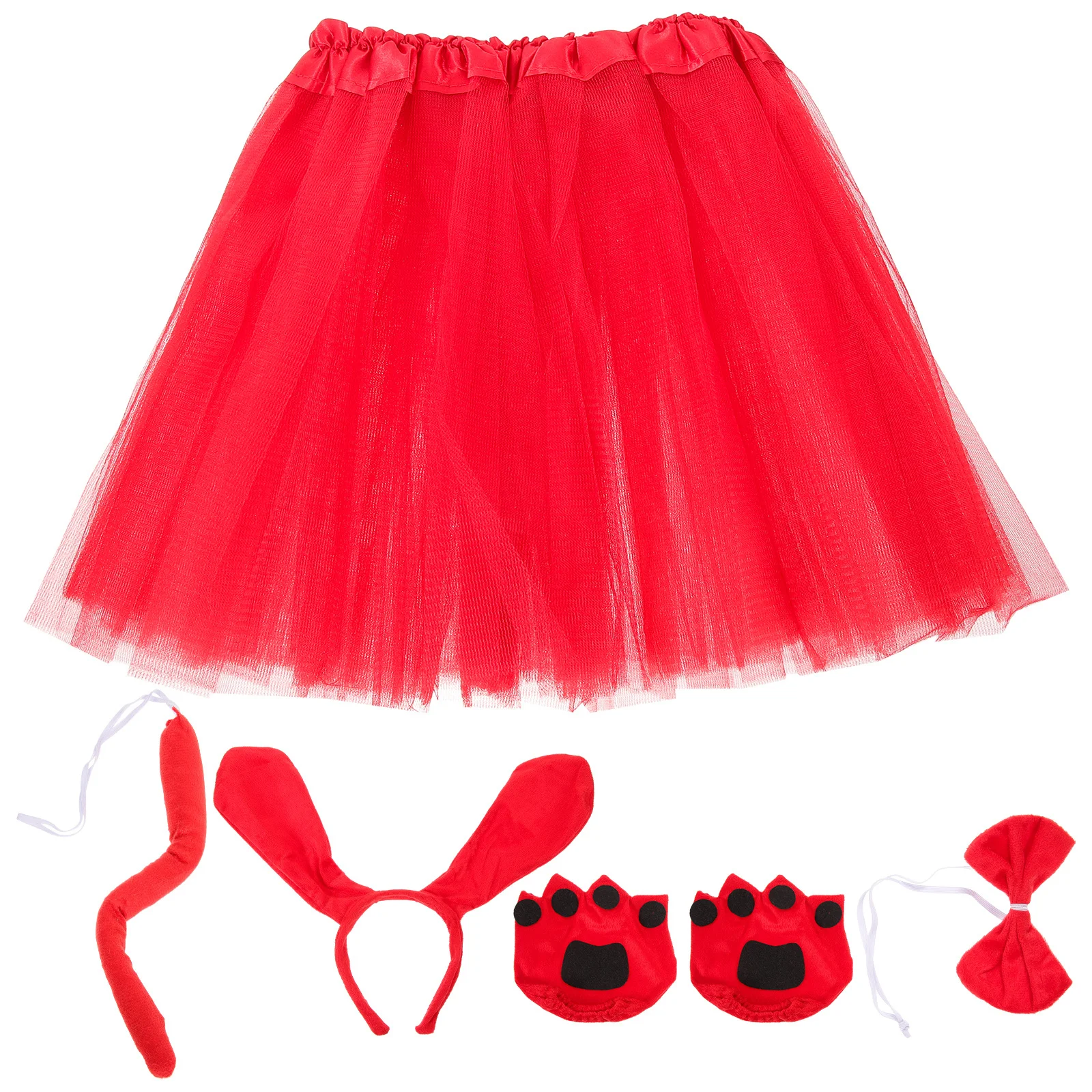 1 Zestaw Opaska na Głowę Jamnika Kostium Urocze Akcesoria do Cosplayu Psa dla Dorosłych na Imprezę Halloween Wielkanoc Występ Odporny na Zużycie