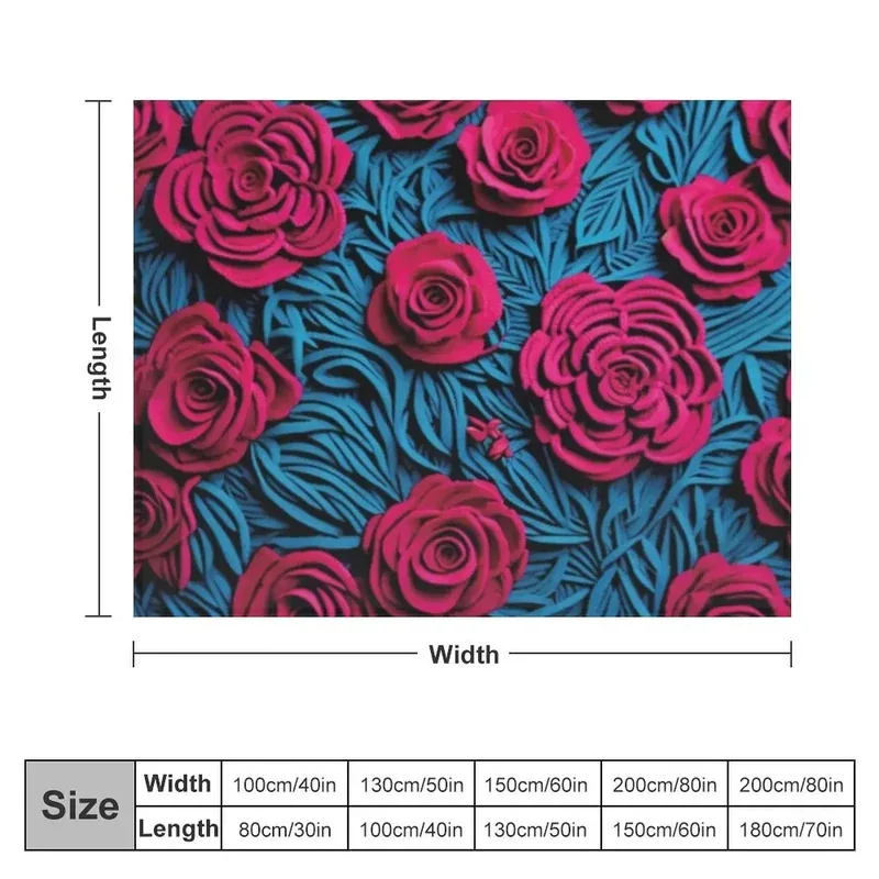 

UJF03Desenho crochê flores e filhas Throw Blanket Furry Softest Sleeping Bag Blankets sofa bed Soft Bed linens Blankets5Ln&