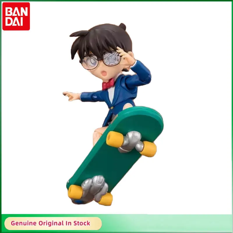 

Original BANDAI SHFiguarts Detective Conan Conan Edogawa Action Figure Active Joints Model Hobbies Collectibles Boy Gifts