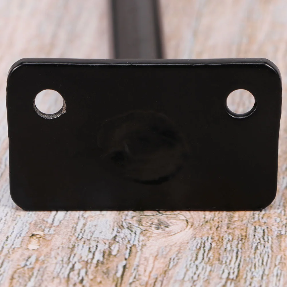 

2pcs Black Heavy Duty Wall Mounted Shelf Brackets Hidden Metal Bracket For Furniture Bookshelves Partitions Load Bearing Frame