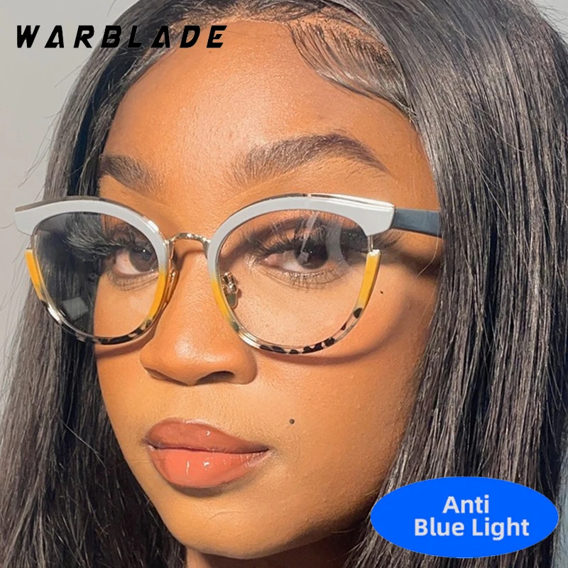 

Trending Retro Oval Frame Optical Women Glasses Luxury Brand Design Men Computer Games TR90 Anti-Blue Light Eyewear Lentes Male