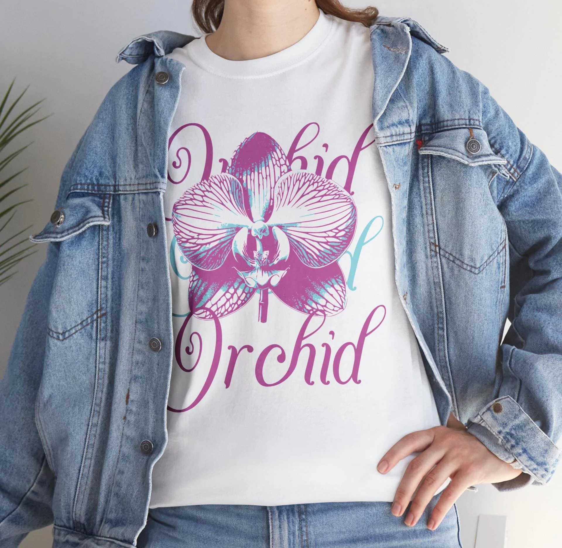 Orchid T shirt unisex flower nature