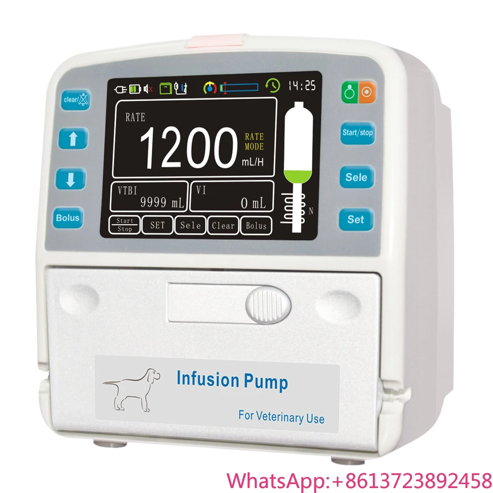 

Touch Screen Portable Human Use or Vet Veterinary Animal Pet Clinic Hospital Infusion Pump