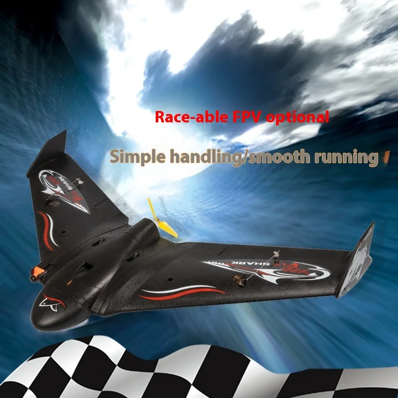 New Flying Shark Epp Drop Resistant Flying Wing Triangle Wing Glider Remote Controlled Aircraft Fpv Carrier Fixed Wing