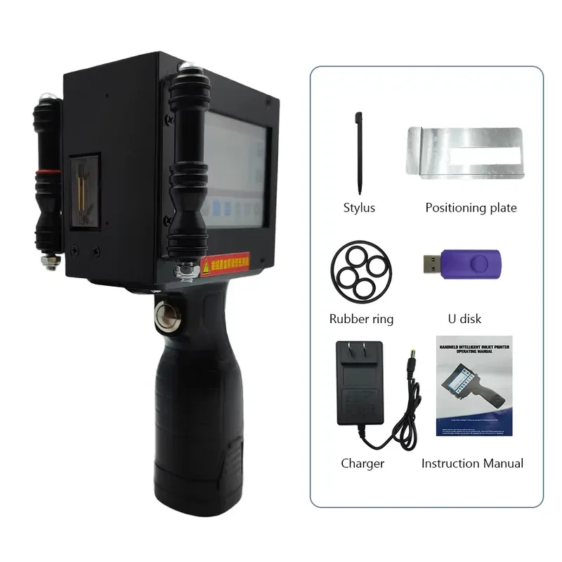 High-precision Handheld Inkjet Printer for Batch Code and Product ID Marking Portable Wireless Inkjet Printer for Various