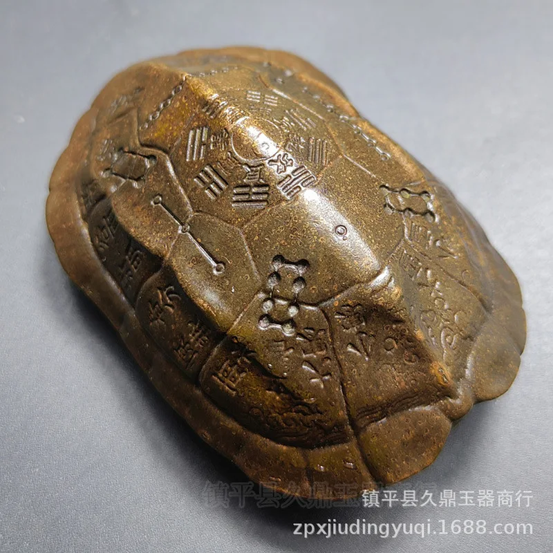 Turtle shell bronzeware, small decorative piece for home and office