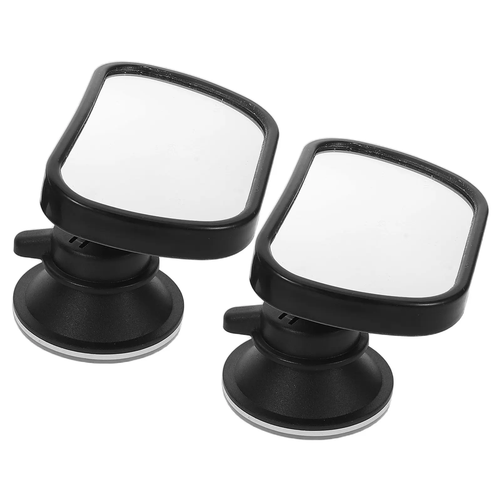 2Pcs Safety Adjustable Car Mirror for Babies High Definition Non Distorted View Suction Cup Baby Observation Mirror Compatible