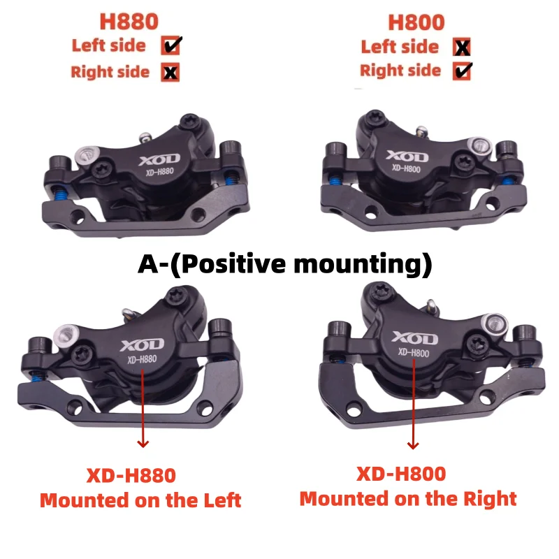 XOD H800/H880 Elektroroller, hydraulischer Scheibenbremsschlauch, Bremshebel, Bremskabel, E-Bike, Roller, Moped, Fahrradzubehör – Detail 1