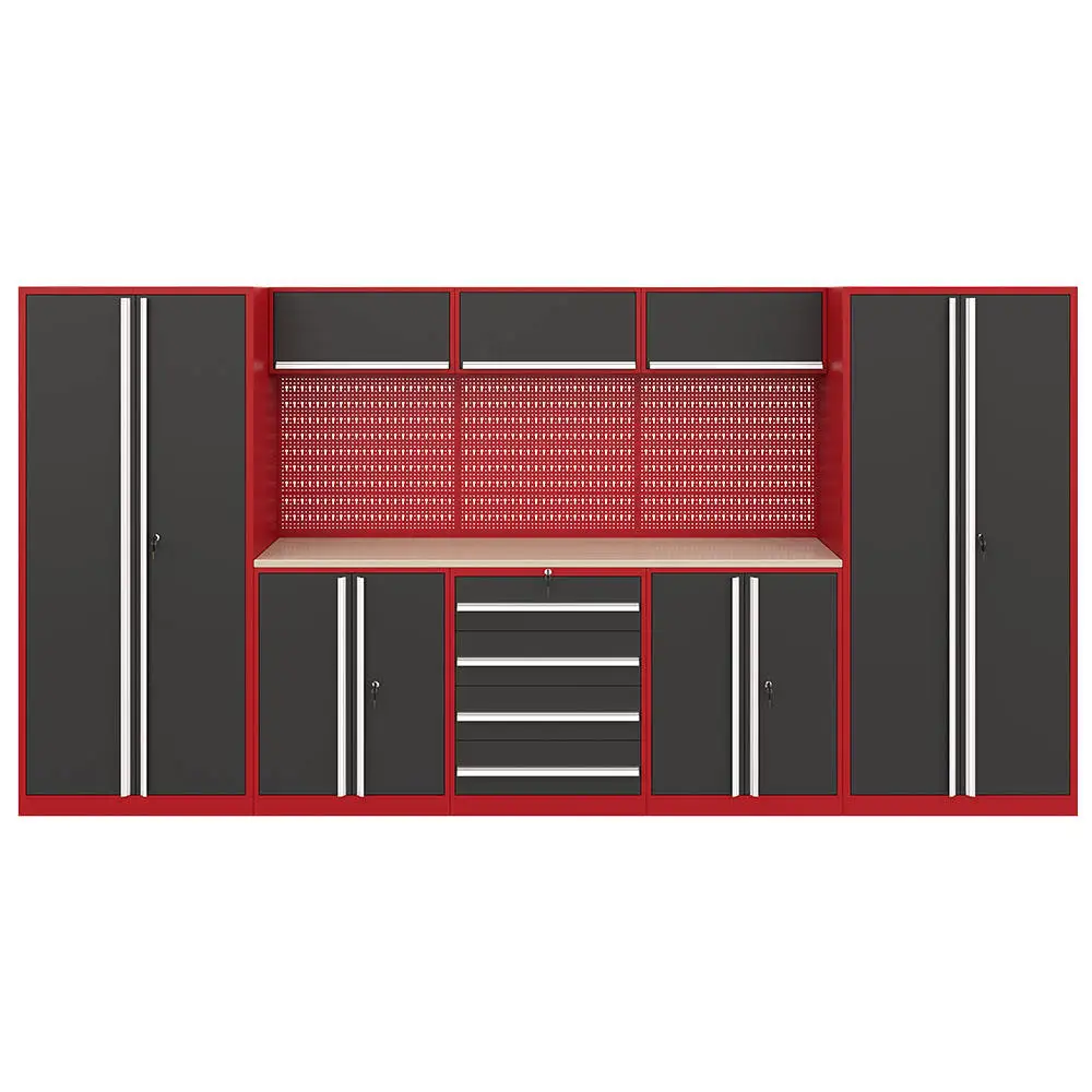 JZD Multifunctional Modular Garage Workshop Storage Cabinet Customized Storage Garage Cabinet for Metal Tool Cabinet