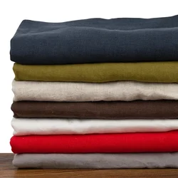 Pure Linen Fabric Stone Frosted Washed Linen Material Clothing for Dresses Cloth By The Meter for Sewing Diy