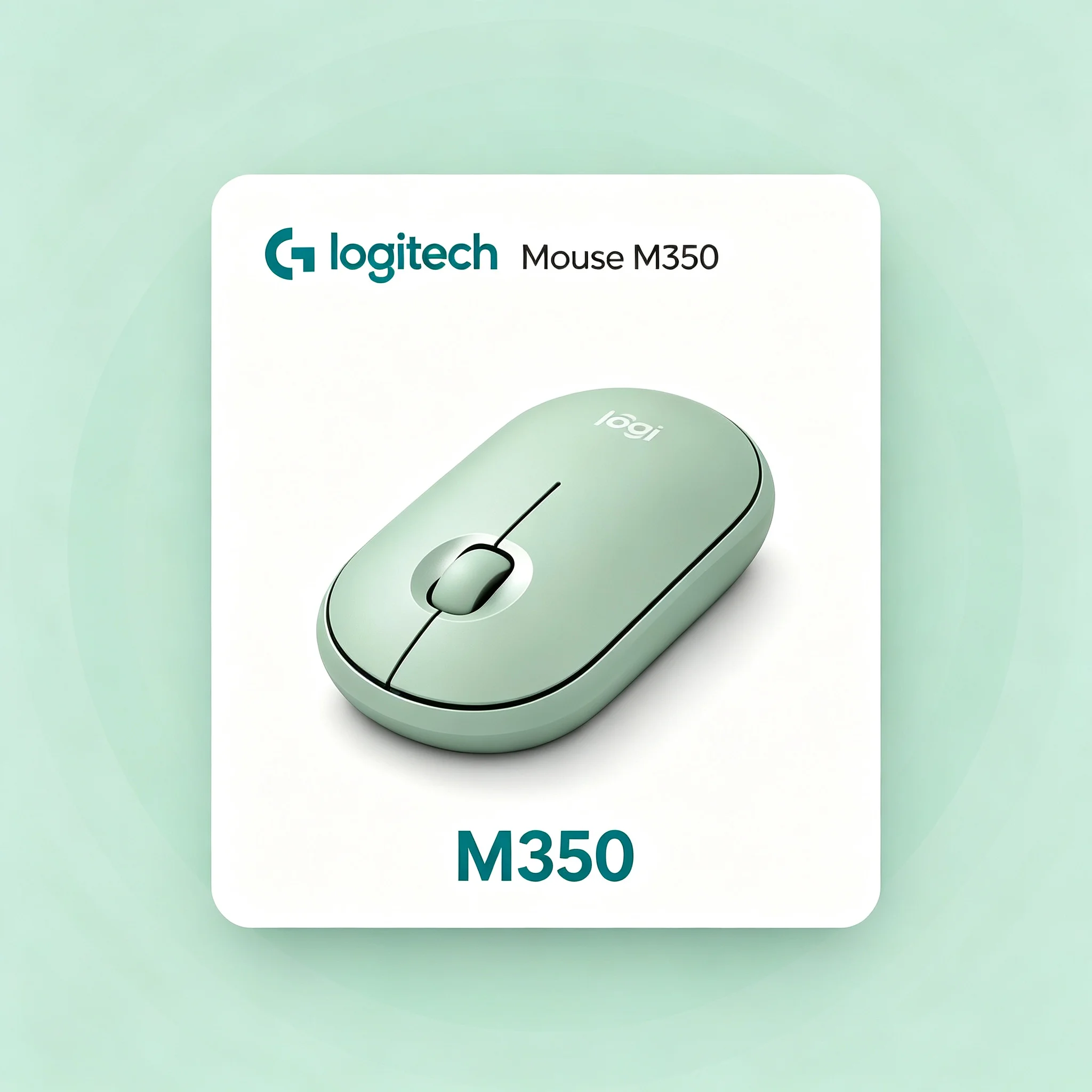 Logitech M350 Wireless Silent Mouse 2.4G Ergonomic Optical Mice Long Battery Life Plug and Play For Laptop PC Desktop