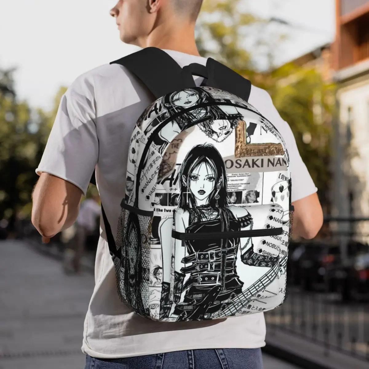 Студенческий рюкзак Манга Нана Осаки, школьная сумка, походный дорожный рюкзак для мальчиков и девочек, модная сумка для книг, сумки на плечо