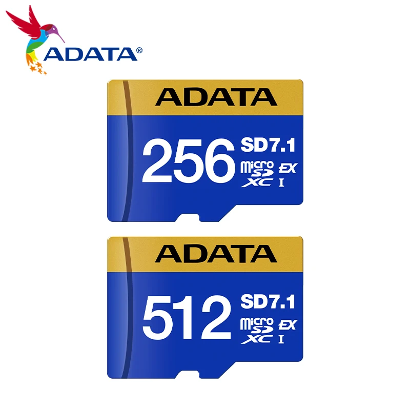 ADATA Premier Extreme microSDXC SD7.1 Express Card 256GB 512GB Up to 800Mb/s Memory Card V30 U3 C10 Micro SD Card for drones