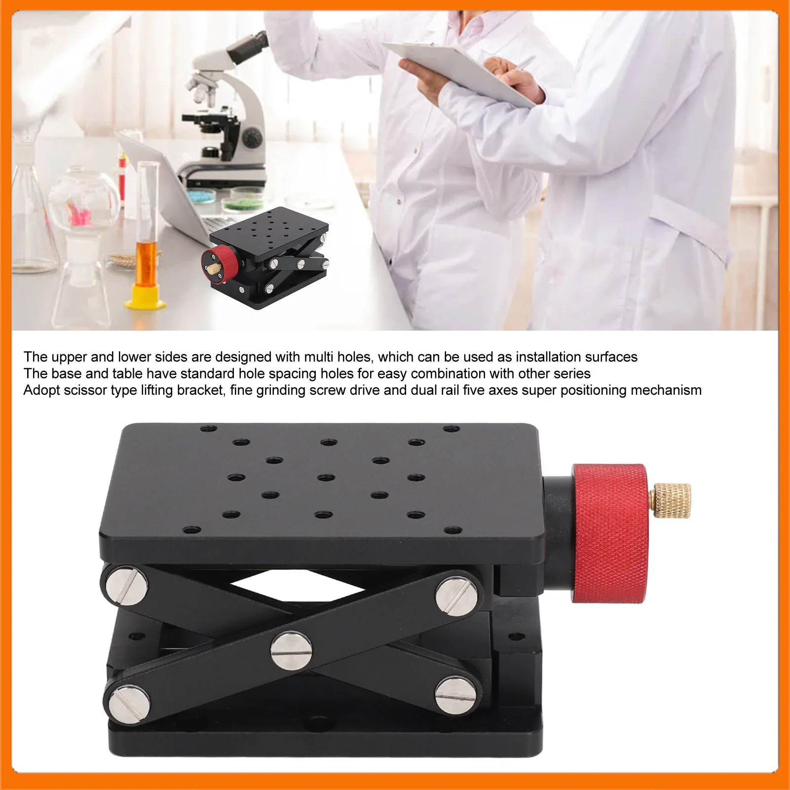 رفع سبائك الألومنيوم عالية دليل مختبر رفع موقف مقص نوع رفع حامل رفع دليل قياس منصة الرفع