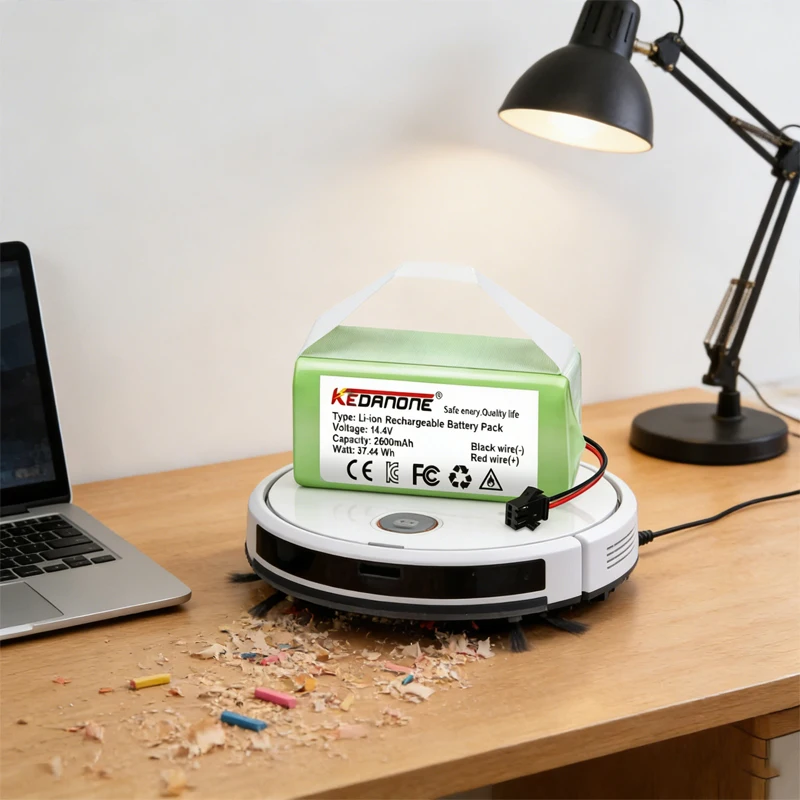 

✅ Аккумулятор Li-ion 4S1P 14.4V 4000mAh для Conga Excellence 990 1090, Ecovacs Deebot N79S N79 DN622, Eufy Robovac 11 11S 12 35C X500