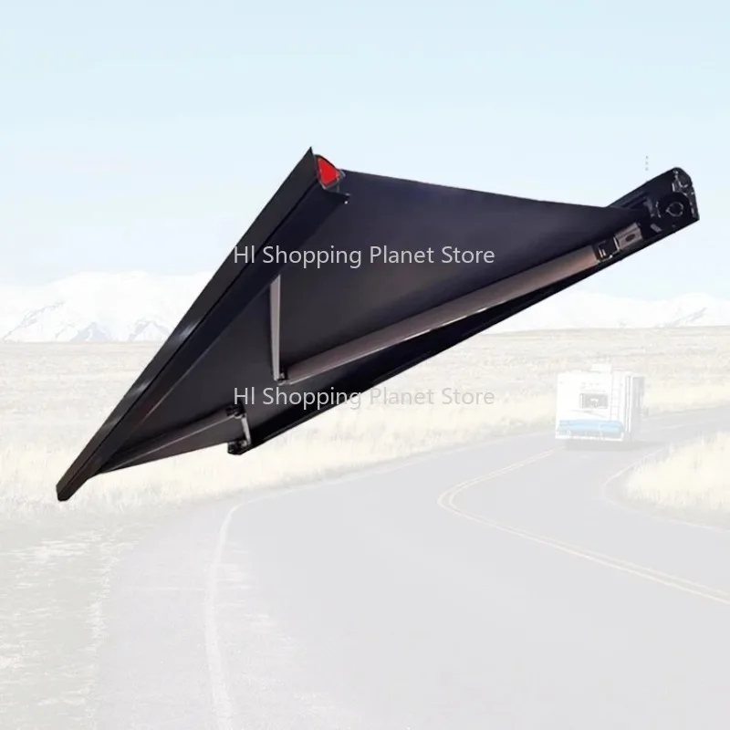 

Motorhome Parts Extra Strong Super Light Aluminum RV Awning 2*1.5 Meter with Electric Motor Campervan Awning for Camping