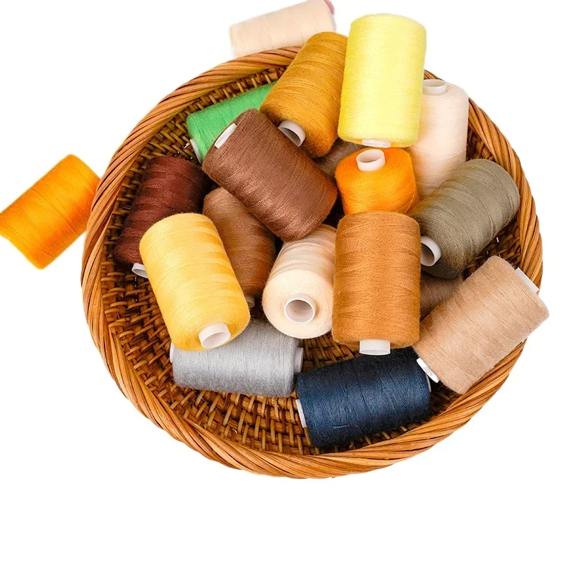 10 Colors Polyester Sewing Thread - 402 Hand & Machine Embroidery, 1000Yds/Spool, Thread for Quilting, Clothing Repair