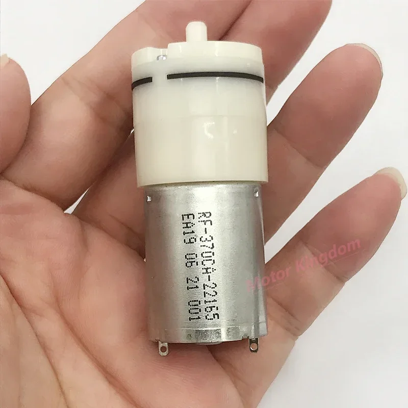 DC 3V 3.7V 5V 6V 12V 24V Mała pompa silnikowa 370 Micro Mini Pompa próżniowa do kontroli przepływu tlenu do akwarium Zbiornik na wodę dla ryb