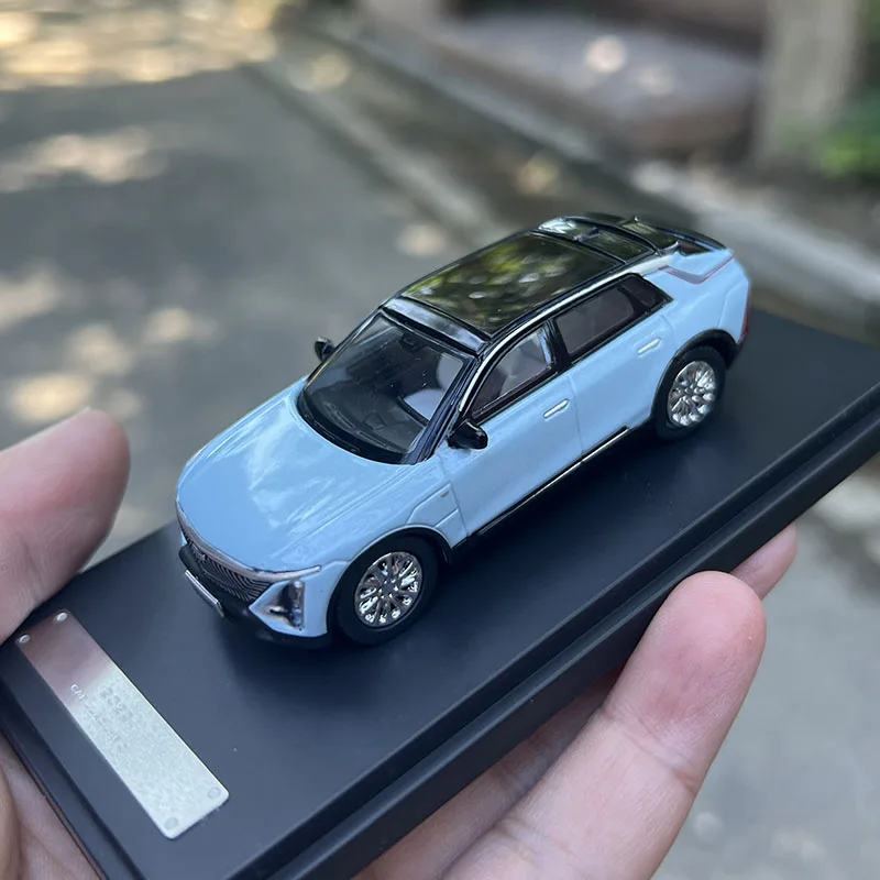 1:64 origineel model, Cadillac LYRIQ 2022, elektrische Power City SUV, legering automodel voor weergave, cadeau en collecties