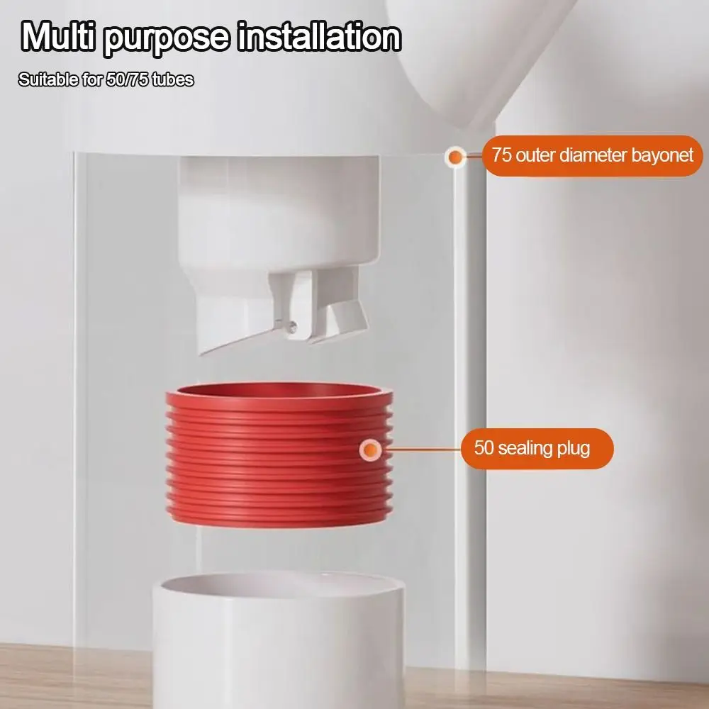 

Адаптер для сливной трубы для раковины «шесть в одном», многофункциональный кухонный бассейн с защитой от запаха, уплотнительное кольцо для канализационной ветки, дренажное соединение водопроводной трубы