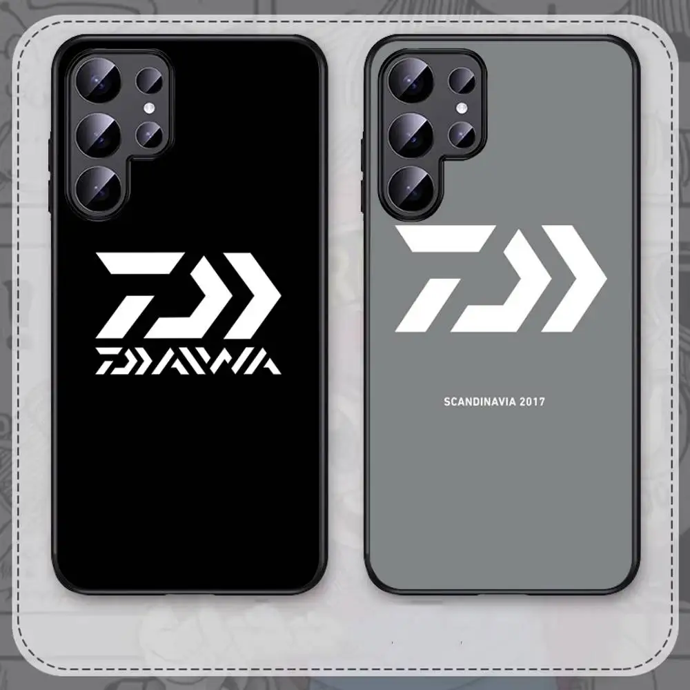 Daiwa Fishing Logo Phone Case For Samsung S 24 fe 25 Ultra plus 20 lite 21 30 22 23 24 22 Ultra 5G Fundas