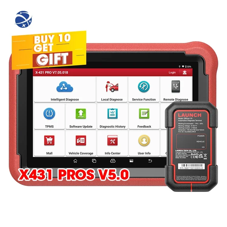 

original launch x431 pros v 5.0 v1.0 x-431 v5.0 x 431 OBDII ecu automotive diagnostic tool automotriz professional car scanner