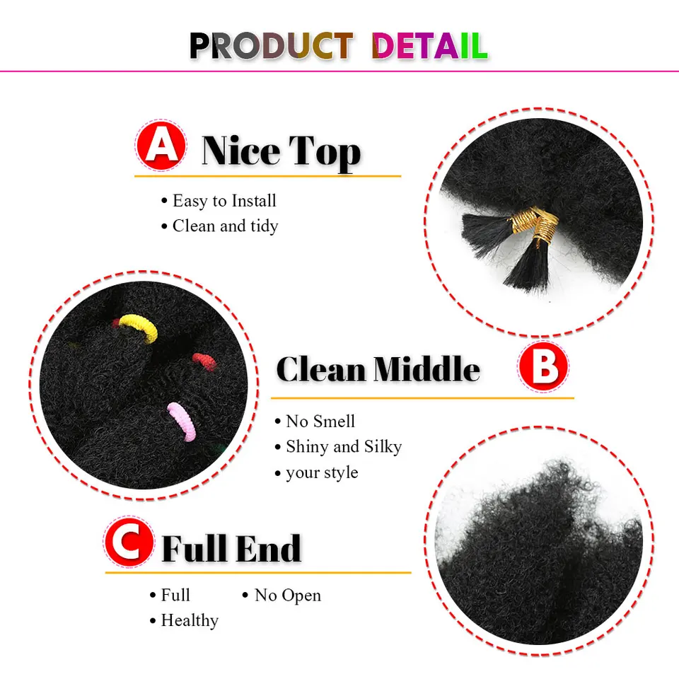Cabello afro kinky de 12 pulgadas sintético preestirado, cabello para trenzas afro kinky twist, ganchillo 5