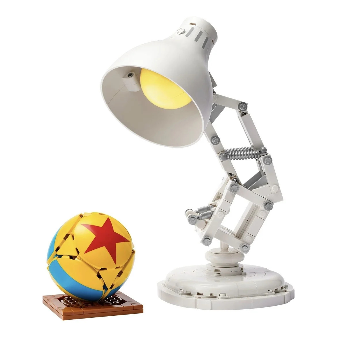 Miniso diseny 613 pçs caber 21357 idéias lâmpada decoração do quarto blocos de construção modelo criativo diy tijolos brinquedos presente aniversário natal