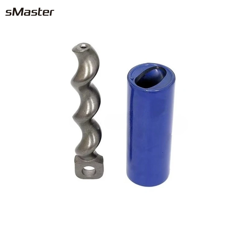 Putty Machine Stator and Rotor Mortar Spraying Machine Parts, Real Stone Paint Spraying Machine Rubber Sleeve Screw