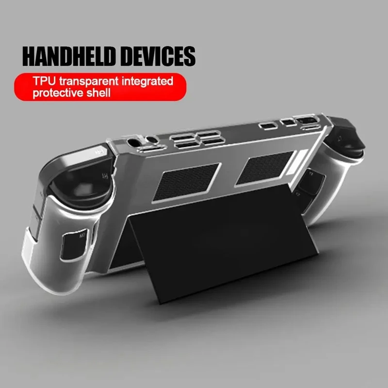 Shockproof Protective Sleeve Suitable For Legion Go TPU Integrated With Bracket Protective Sleeve Accessories (A)