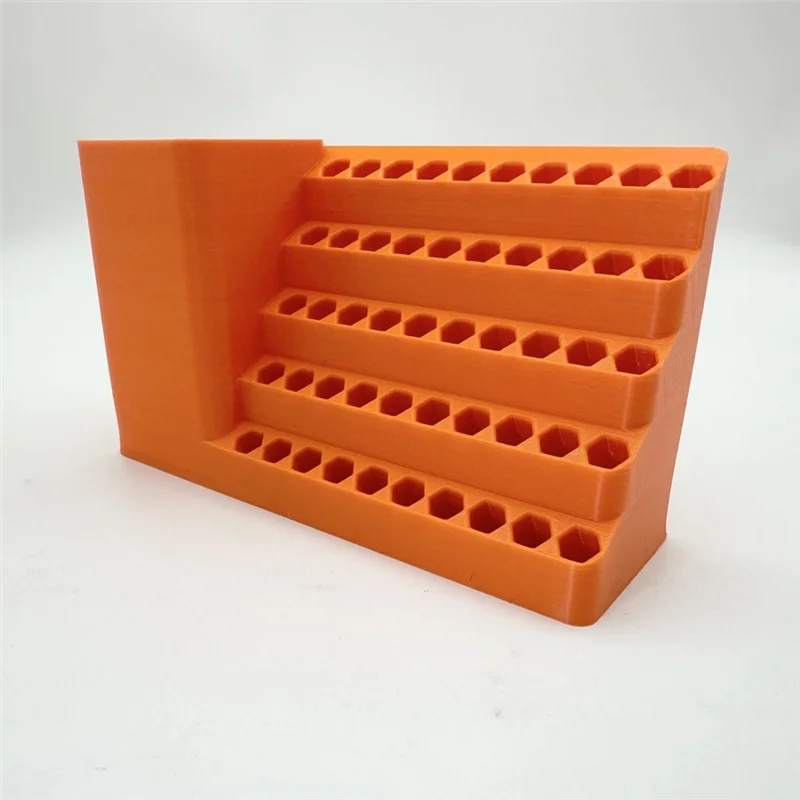 ABDJ-Power Drill Mount Portapuntas de destornillador de 50 orificios-brocas de impacto, caja de herramientas organizadora de tornillos para brocas de 1/4"