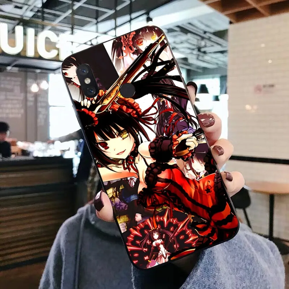 Kurumi Tokisaki Date A Live Phone Case For Xiaomi Mi 5X 8 9 10 11 12 lite pro 10T PocoX3pro PocoM3 Note 10 pro lite