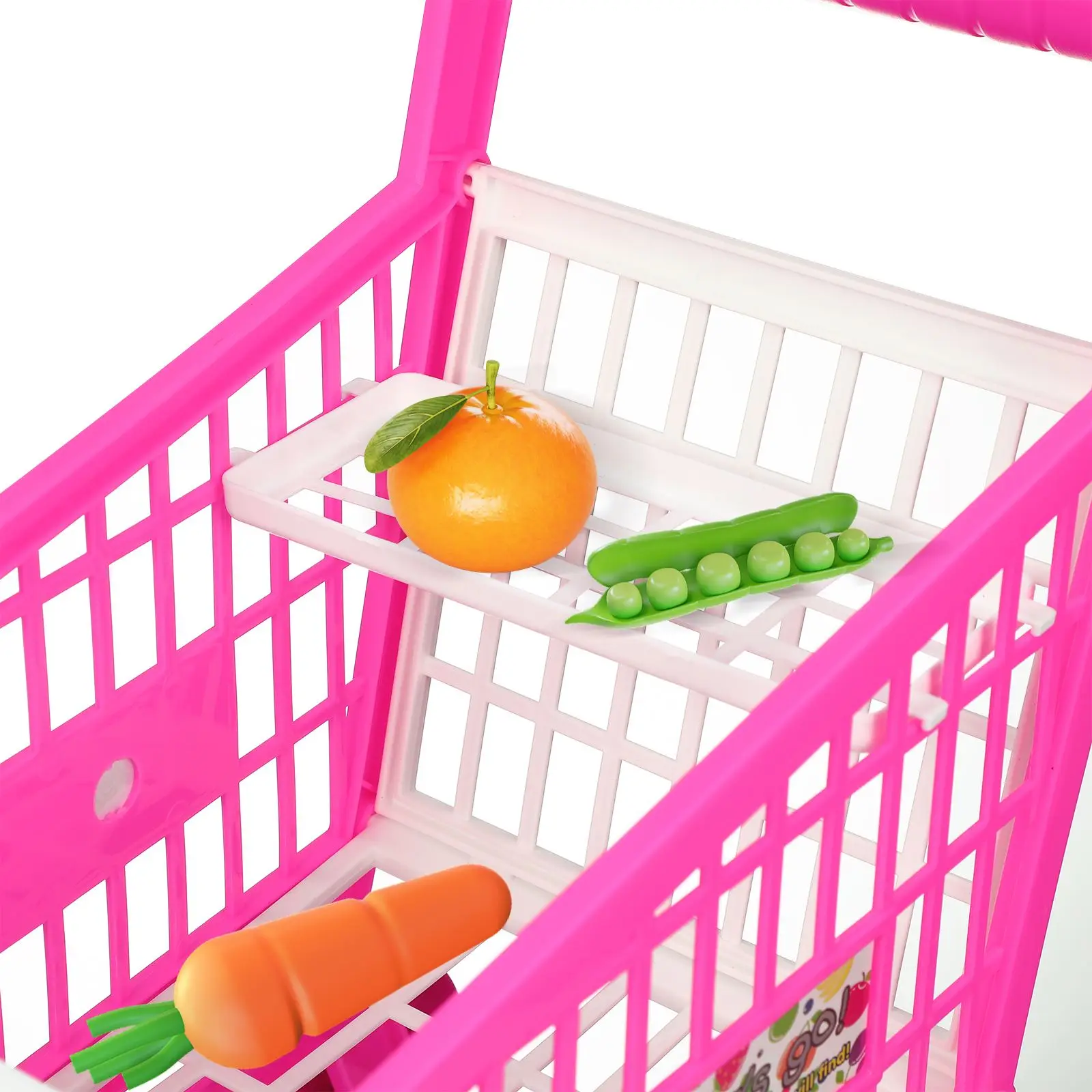 Simulation Shopping Cart Toy Pink Grocery For Toddler Supermarket Kid Toddlers Kids Baby Stroller Simulation Shopping Cart Toy