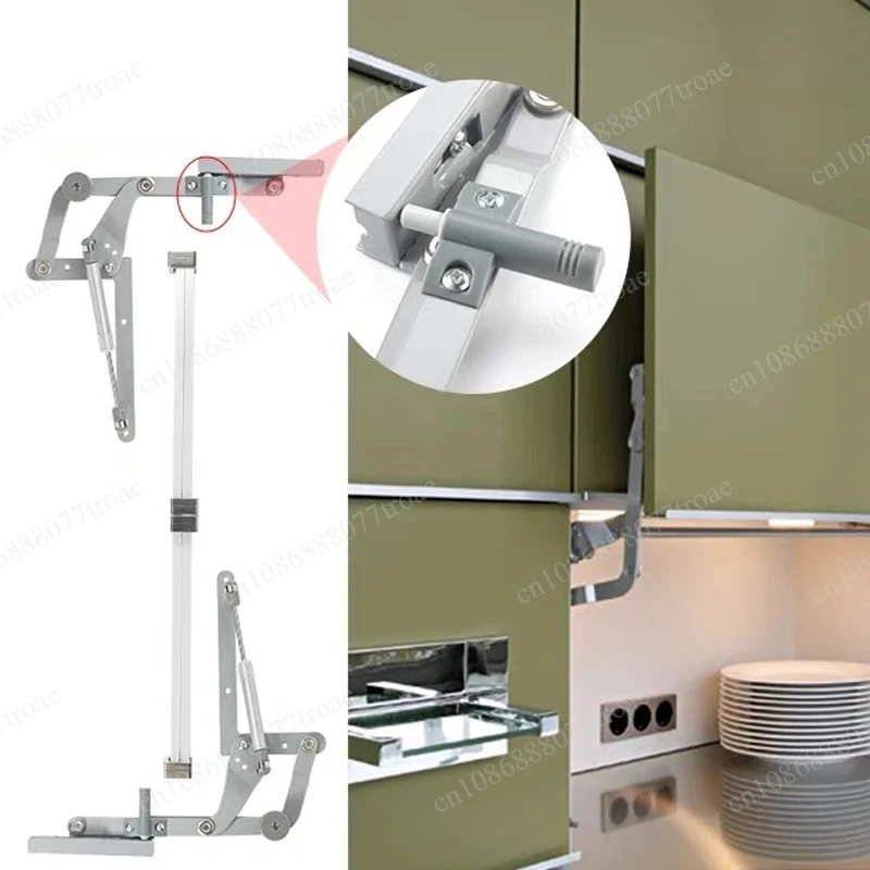 Cabinet Door Lift up Support System Cabinet Door Support Hydraulic Lid Stay Kitchen Cabinet Lift System Support Flap Stay