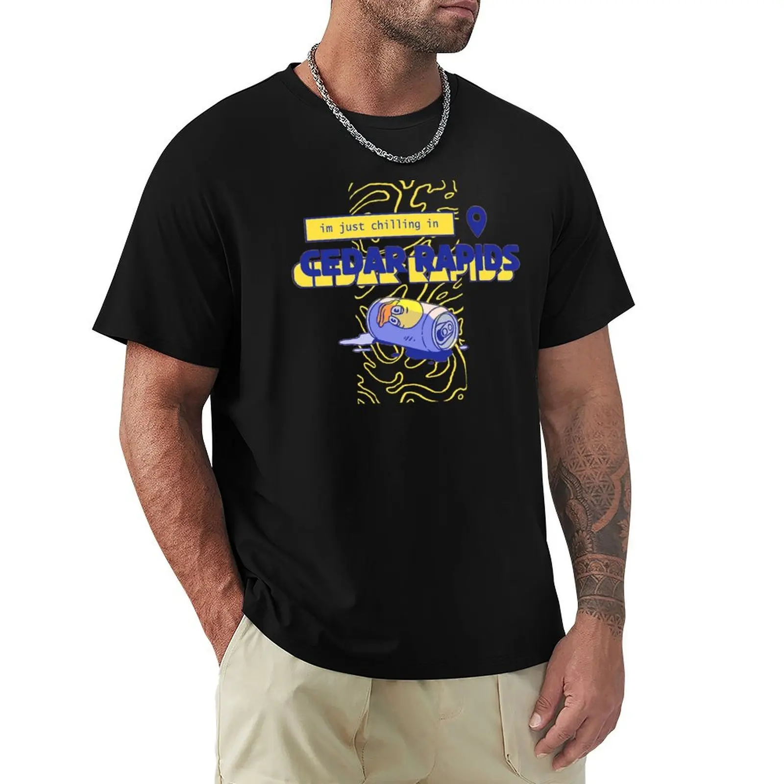 Cedar Rapids Quackity T-Shirt Casual Work Wear T-Shirt