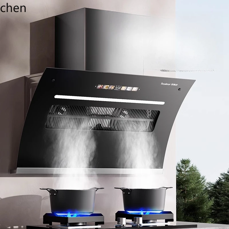 เครื่องดูดควันมอเตอร์คู่ HXL ห้องครัวในครัวเรือนขนาดเล็กเครื่องดูดควันขนาดเล็ก