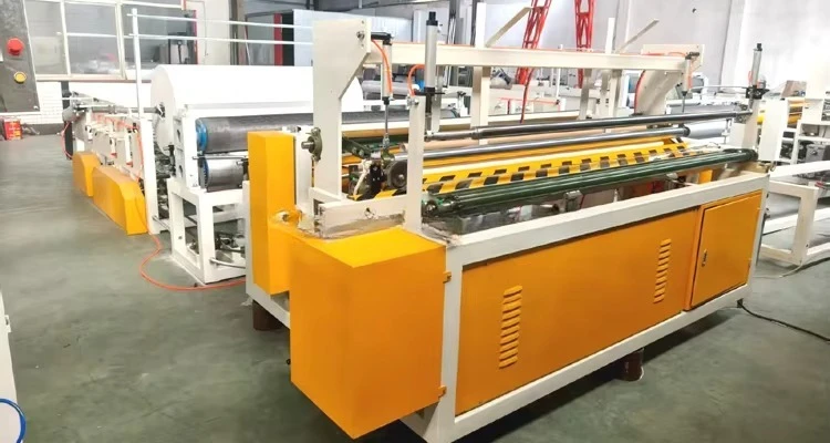 1880 Type Full Automatic Toilet Paper Making Machine with PLC & Motor Paper Slitting & Rewinding 200m/min Capacity customized