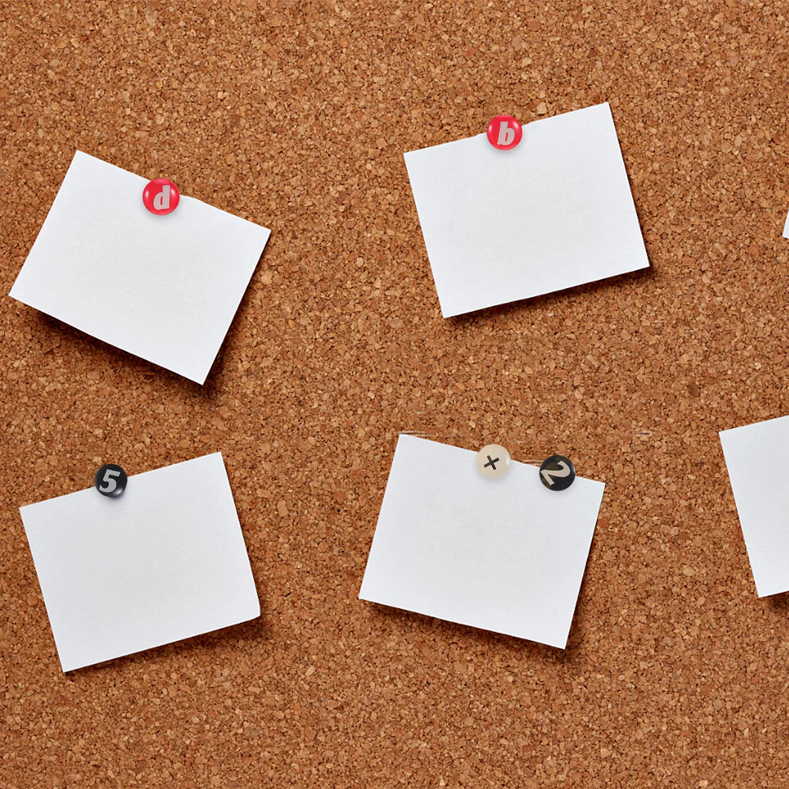 Punaises décoratives de l'alphabet avec chiffres, épingles de ponctuation pour enseignants et étudiants, tableau d'affichage en classe, 260 pièces