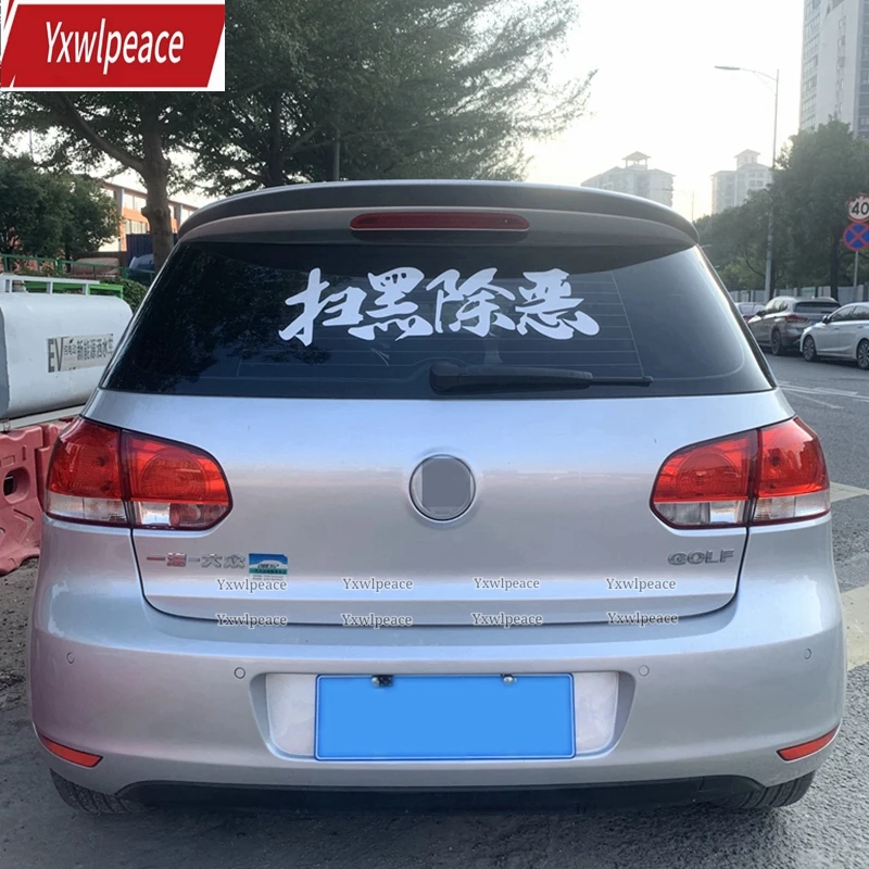 

For Volkswagen GOLF 6 2010 2011 2012 2013 Roof Spoiler Mk6 High Quality ABS Material Primer Color Rear Trunk Wing