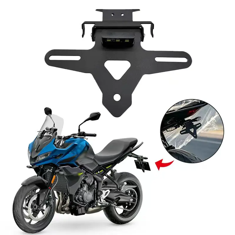 Für Tiger Sport 660 800 Tiger800 2022-2026 Motorrad-Kennzeichenhalter Kotflügel-Entferner TIGER 660 800 Kurzer Heckteil
