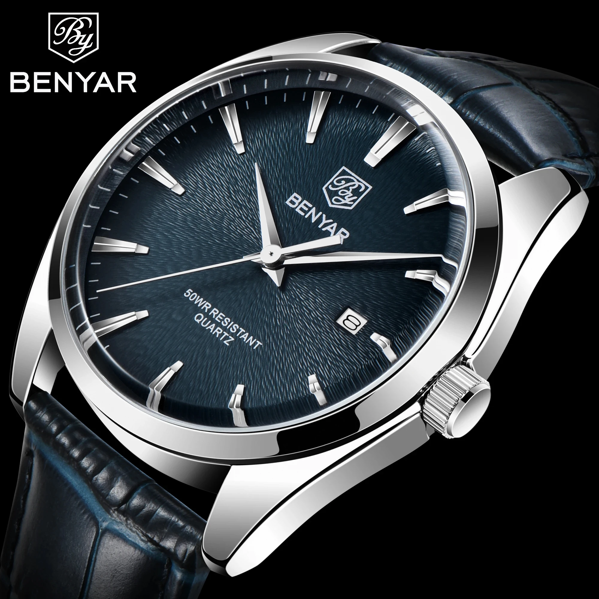 2023 New BENYAR Design Top Brand Luxury Men\'s Quartz Watch Men Sports Waterproof Watch Japan Miyata Luminous Watch Reloj Hombr