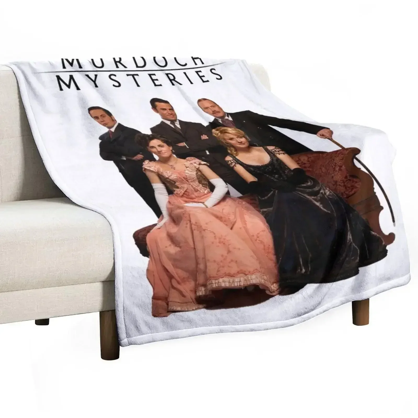 Murdoch Mysteries Design Throw Blanket Personalized Gift Sleeping Bag Cute Plaid Sofa Throw Blankets