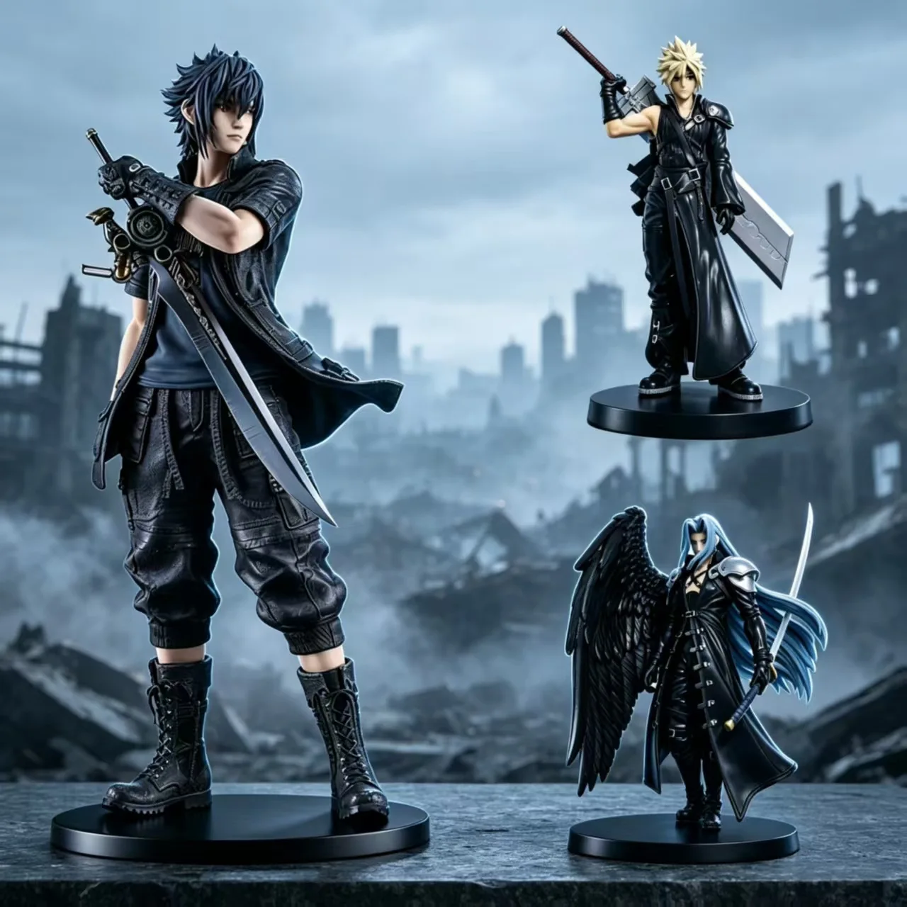 XV Noctis Lucis Caelum Figure - Prince Character Model, Anime Game Peripheral, Desktop Decoration, Collectible Ornament