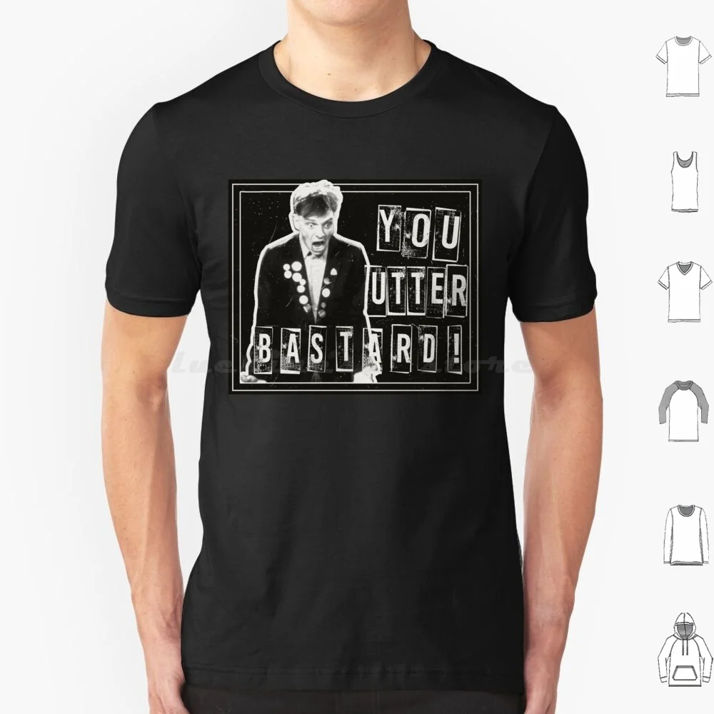 You Utter Bastard-The Young Ones Rick Fan Art T Shirt Big Size 100% Cotton You Utter Bastard The Young Ones Rick The Peoples