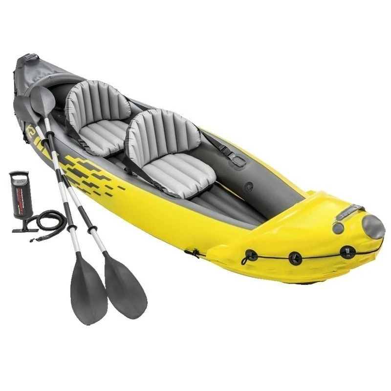 

Inflatable boat rubber boat thickened 2 people four people single fishing boat charging canoe