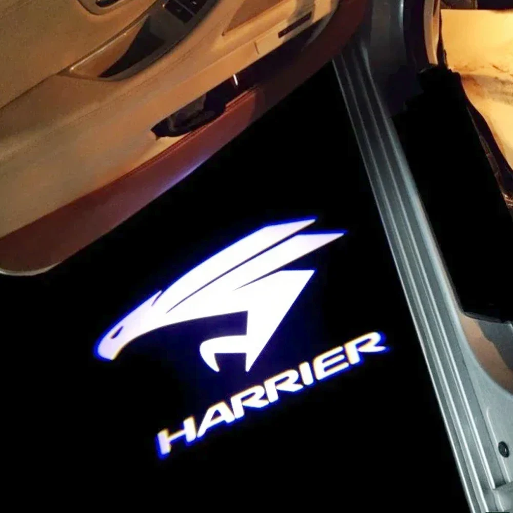 Shadow Emblem For Toyota HARRIER Door Light Toyota Welcome Light 2pcs LED Door Courtesy Light For Toyota Harrier GR Car Styling