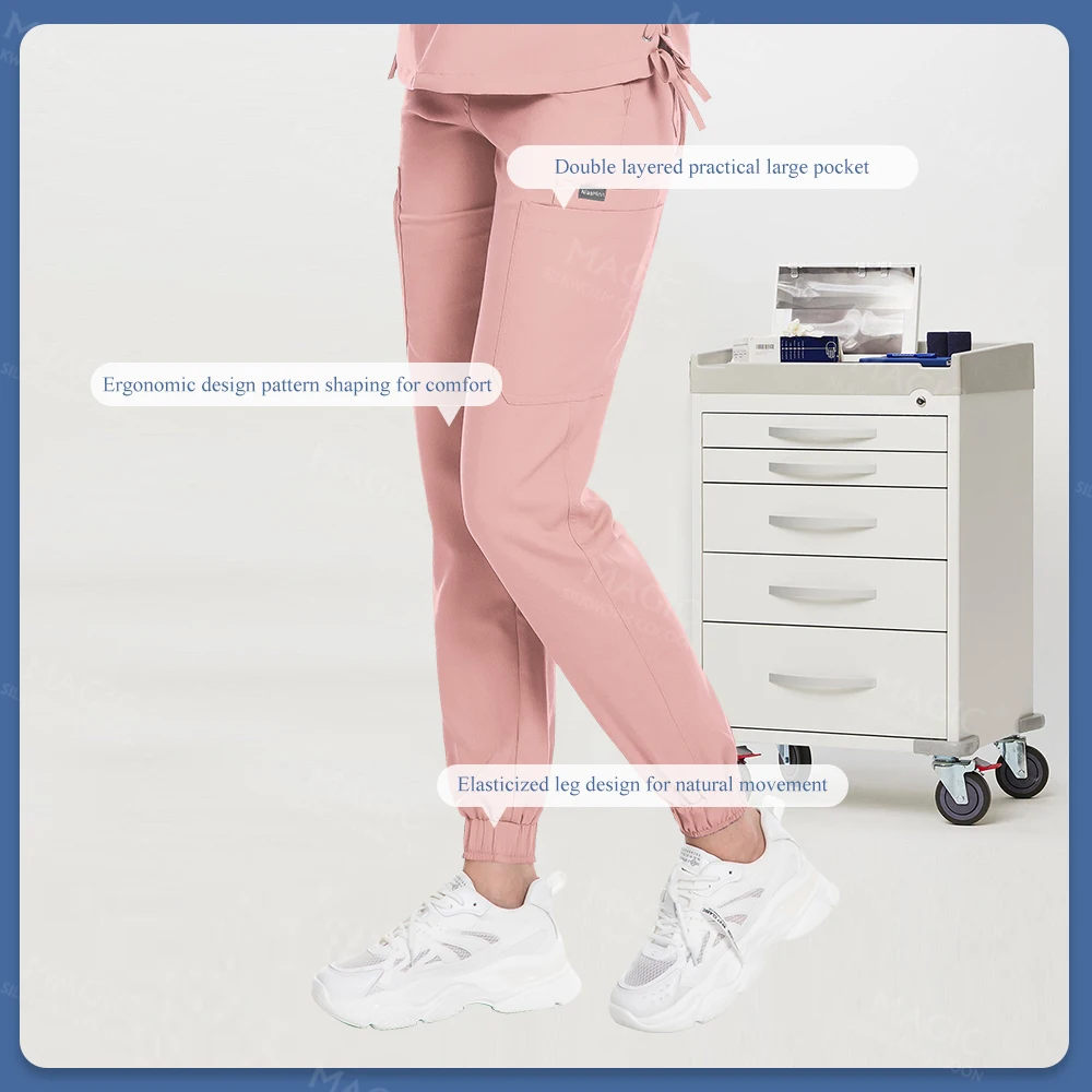 Disfraz de médico para mujer, pantalones quirúrgicos para mascotas, accesorios de enfermera Unisex, transpirables, precios al por mayor, pantalones de enfermería, ropa de trabajo